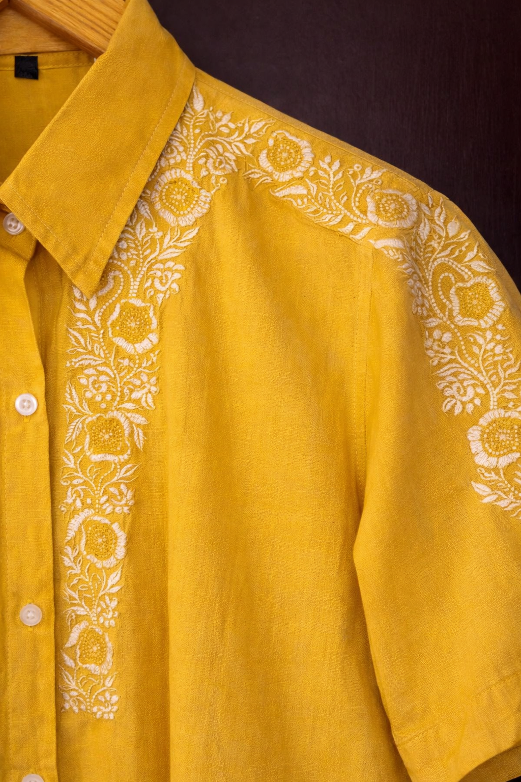 The Golden Yellow Shirt Dress thumbnail 6